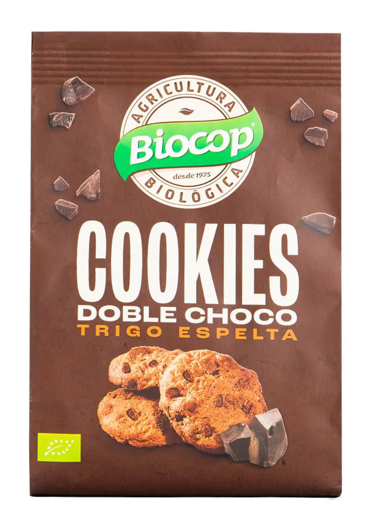 Cookies de Chocolate y Avellanas de Trigo Espelta · Biocop · 200 gramos