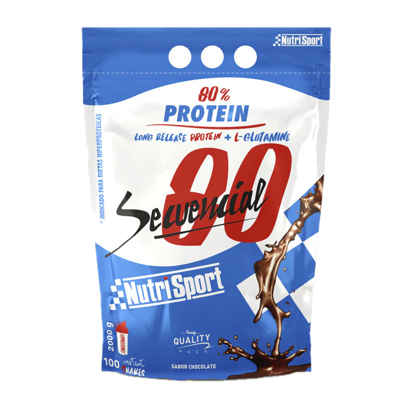 Secuencial 80 Chocolate · Nutrisport · 2 kg